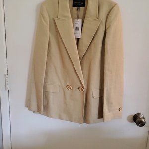 Blazer, Tan Hemp, Model & Cotton